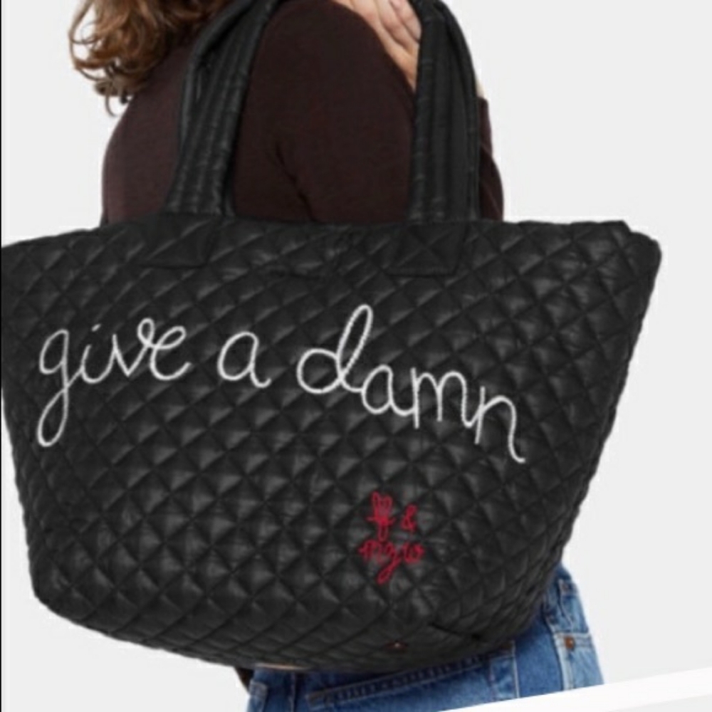 MZ Wallace Deluxe Lingua Franca Metro Give A Damn